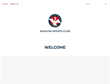 Tablet Screenshot of marlowsportsclub.org.uk